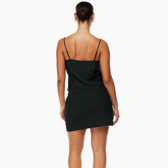 NWOT BABATON Cowlneck Camisole Black Tank - Picture 10 of 13